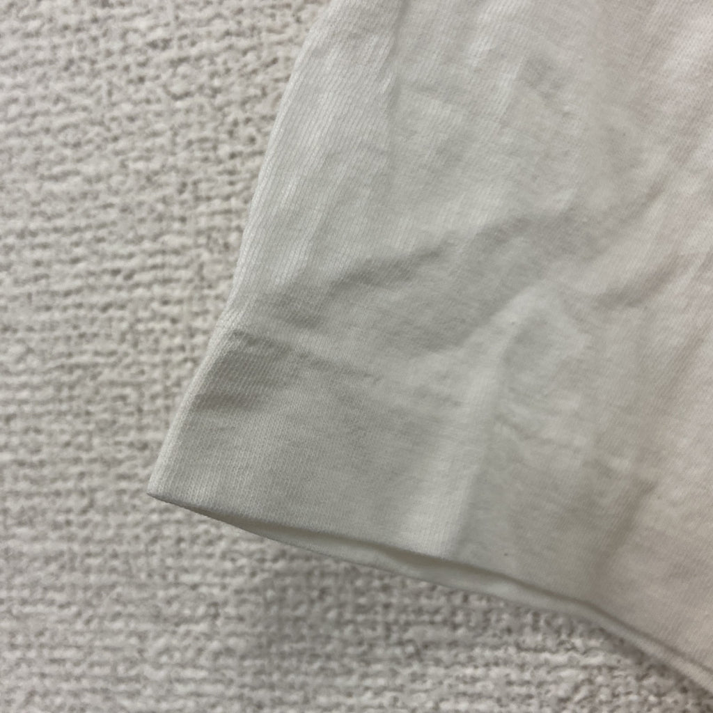 古着 used　～90s　半袖浮世絵プリントTシャツ　ヴィンテージ　シングルステッチ　白　ホワイト　LLサイズ