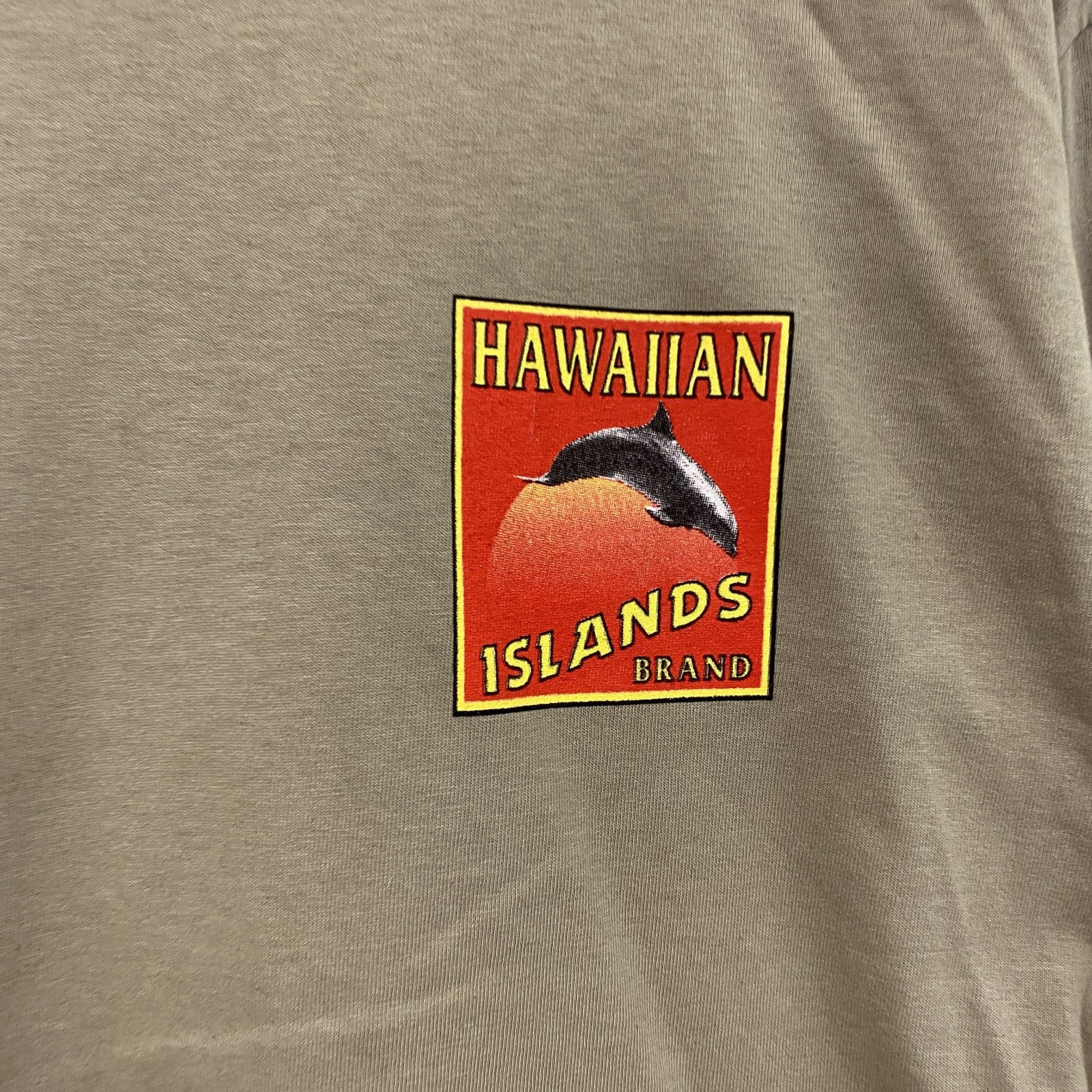 90s～　JERZEES　ジャージーズ　半袖プリントTシャツ　ヴィンテージ　カーキ　Mサイズ　古着