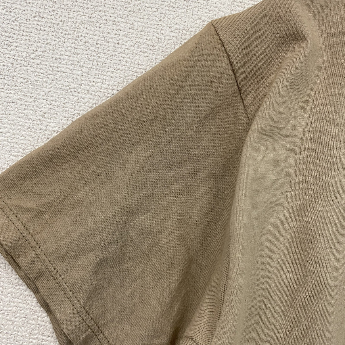 90s～　JERZEES　ジャージーズ　半袖プリントTシャツ　ヴィンテージ　カーキ　Mサイズ　古着