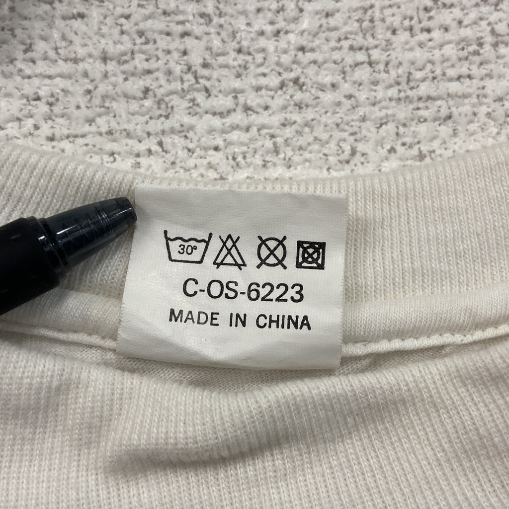 古着 used　～90s　半袖浮世絵プリントTシャツ　ヴィンテージ　シングルステッチ　白　ホワイト　LLサイズ