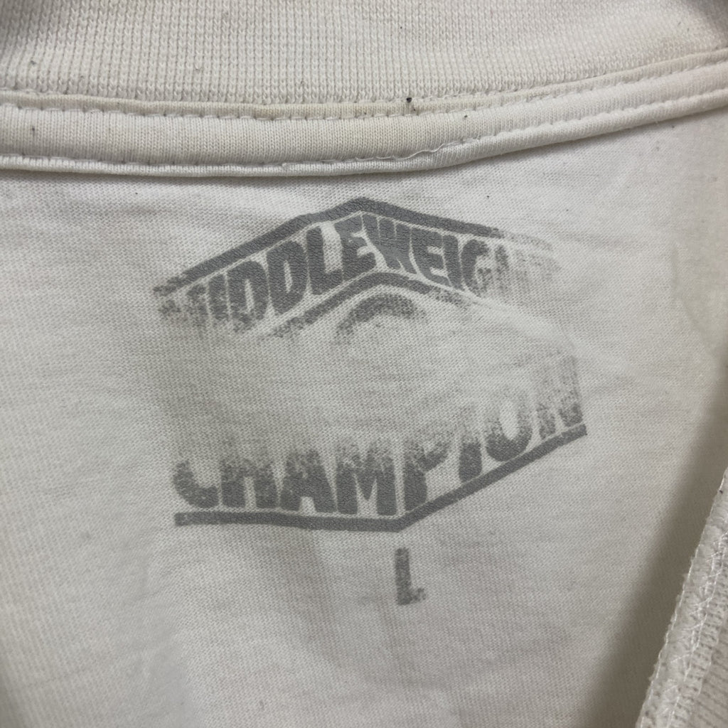 MIDDLEWEIGIHT CHAMPION　半袖プリントTシャツ　アニマルT　キングコング　白　ホワイト　Lサイズ　古着