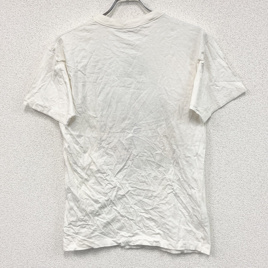古着 used　～90s　半袖浮世絵プリントTシャツ　ヴィンテージ　シングルステッチ　白　ホワイト　LLサイズ