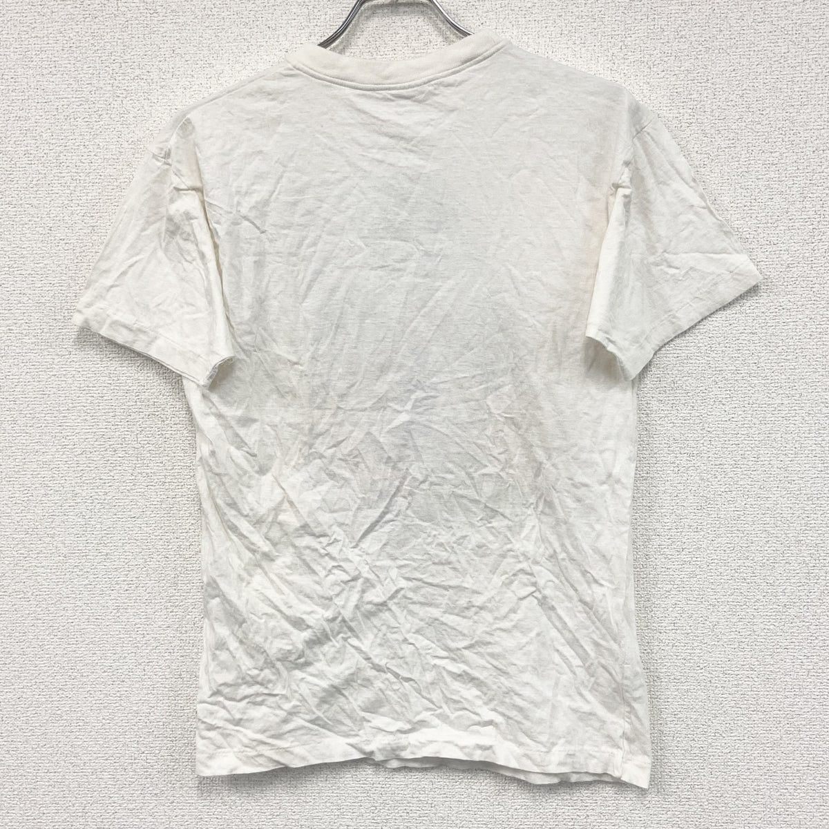 古着 used　～90s　半袖浮世絵プリントTシャツ　ヴィンテージ　シングルステッチ　白　ホワイト　LLサイズ