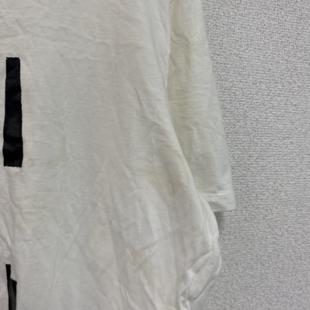 SAINT LAURENT　サンローラン　半袖プリントTシャツ　白　ホワイト　XXLサイズ　古着