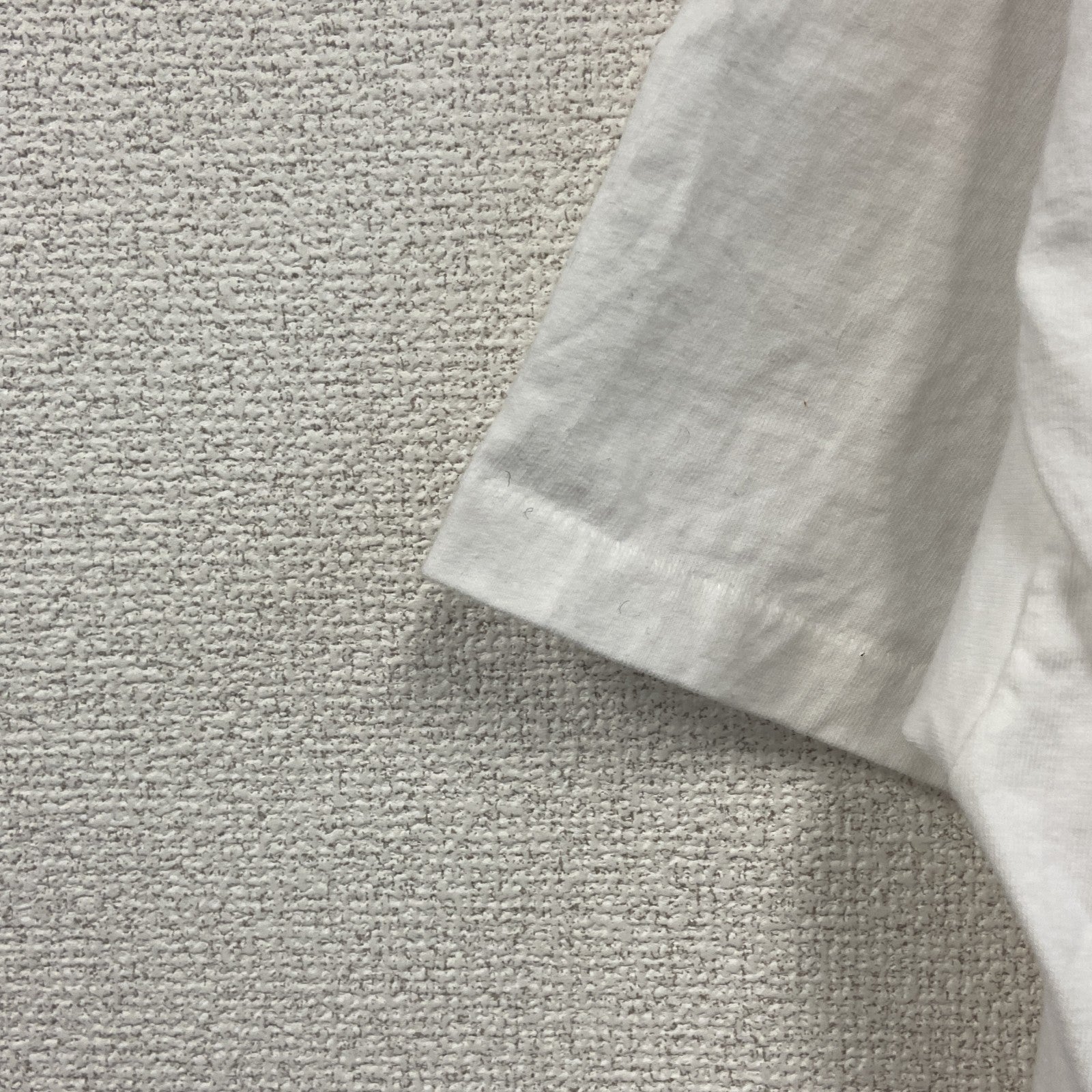 古着 used　Hanes　ヘインズ　半袖プリントTシャツ　シングルステッチ　US製　白　ホワイト　XXLサイズ