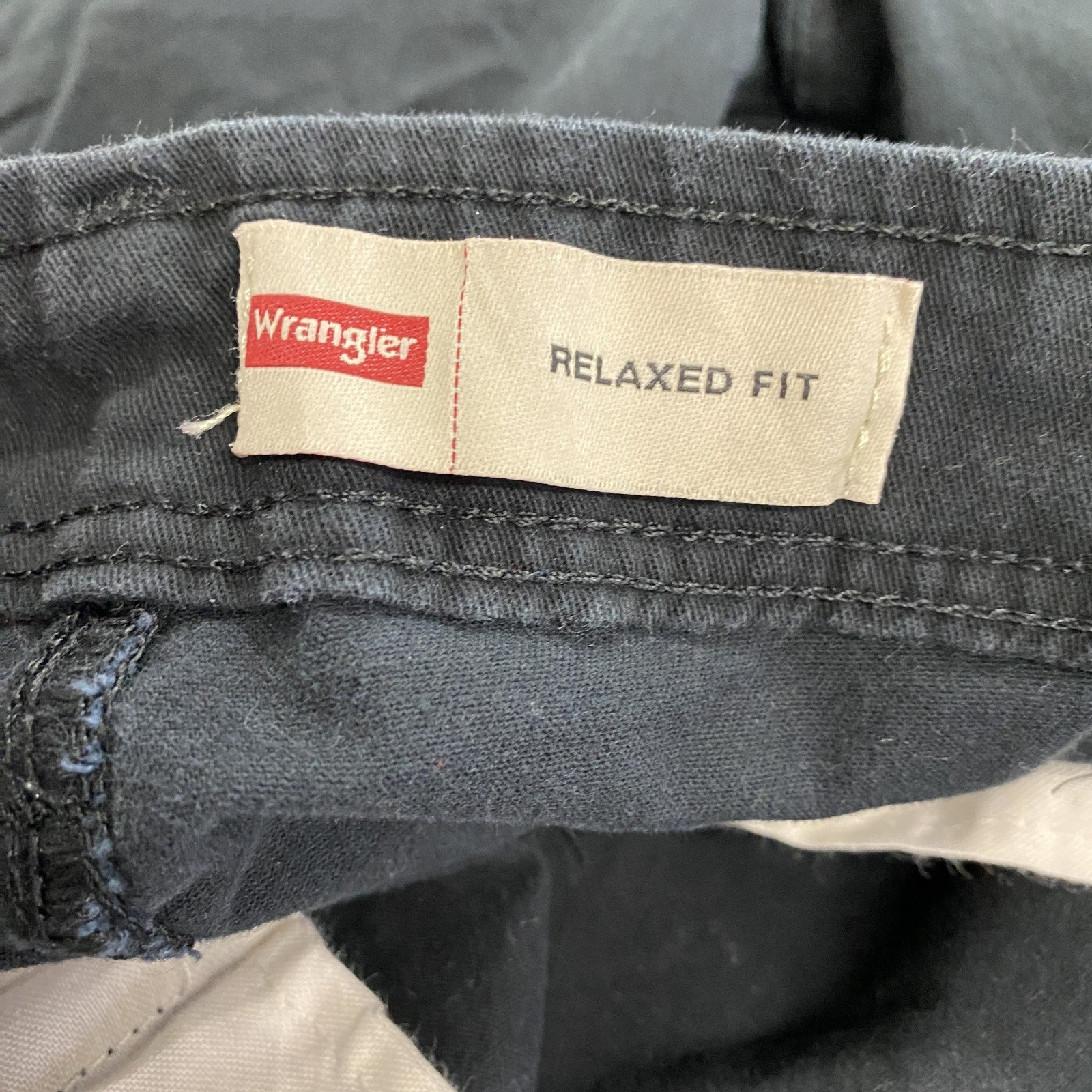 Wrangler　ラングラー　カーゴパンツ　ジップフライ　黒　ブラック　W36サイズ　古着