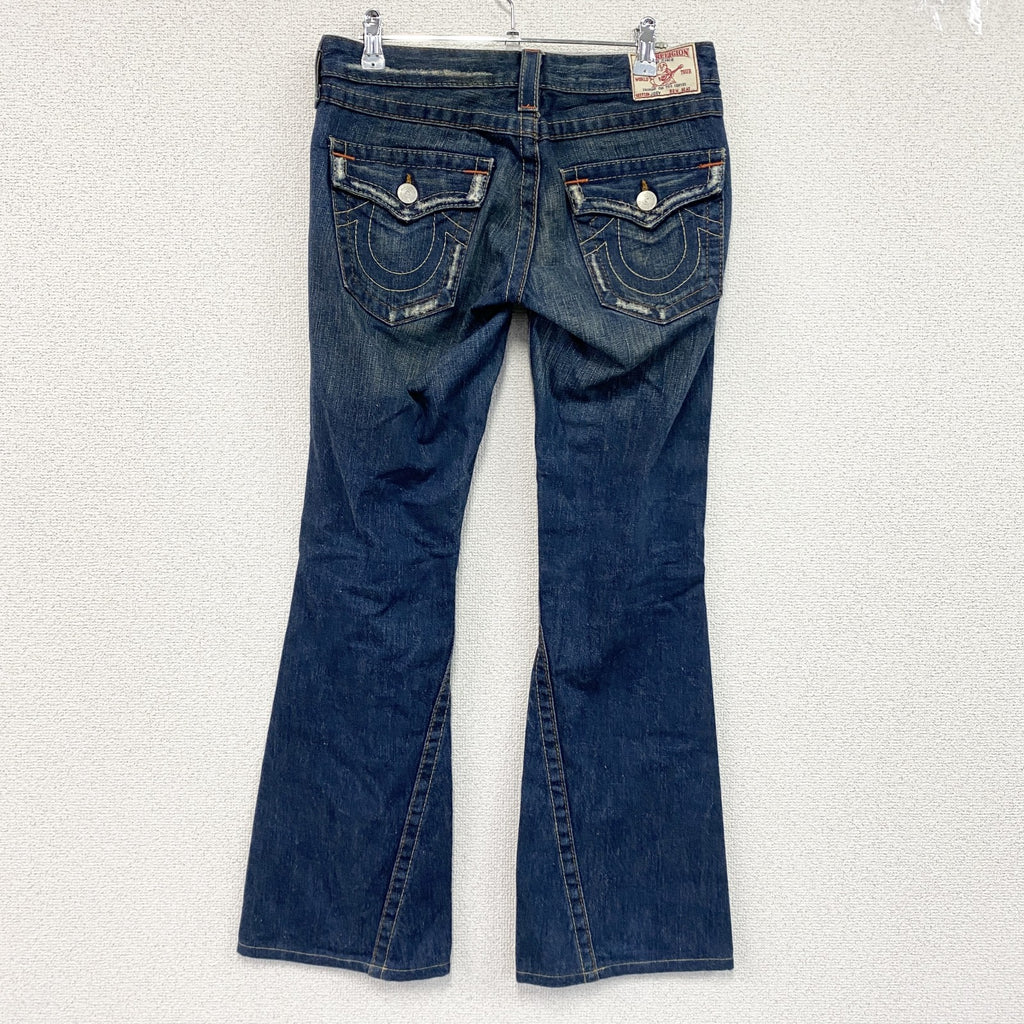 True Religion　トゥルーレリジョン　デニムパンツ/ジーンズ　ジップフライ　インディゴ　27サイズ　古着