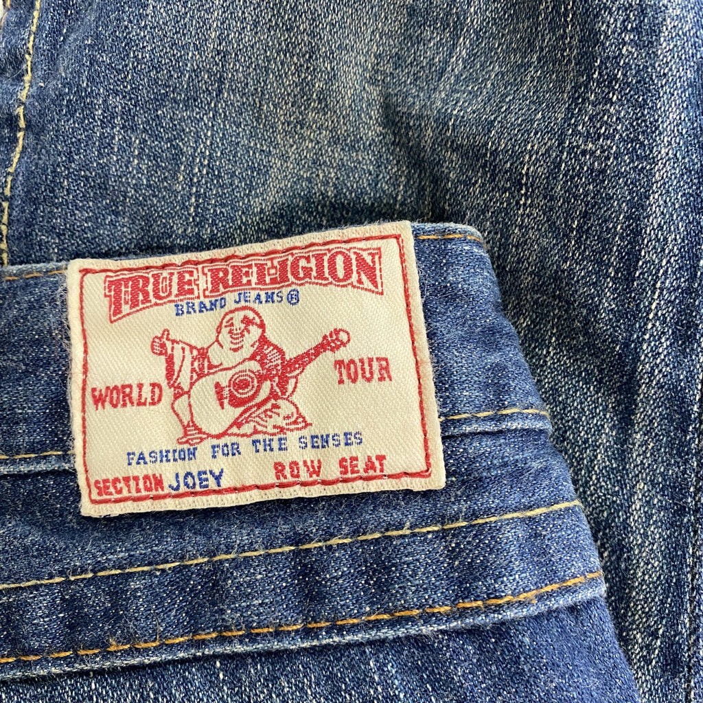 True Religion　トゥルーレリジョン　デニムパンツ/ジーンズ　ジップフライ　インディゴ　27サイズ　古着