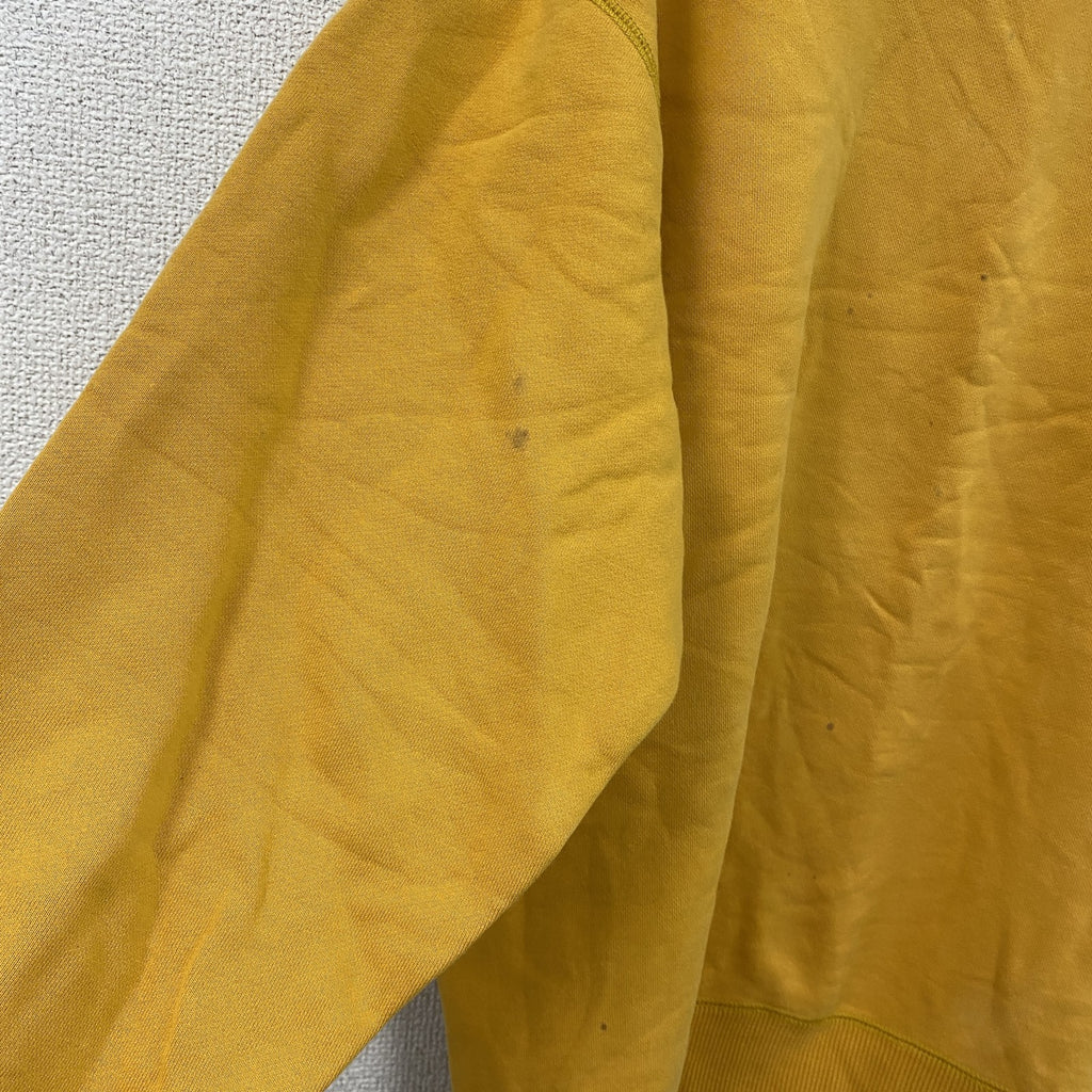 ～00s　OLD UNIQLO　オールドユニクロ　スウェット/トレーナー　ヴィンテージ　黄色　イエロー　XLサイズ　古着