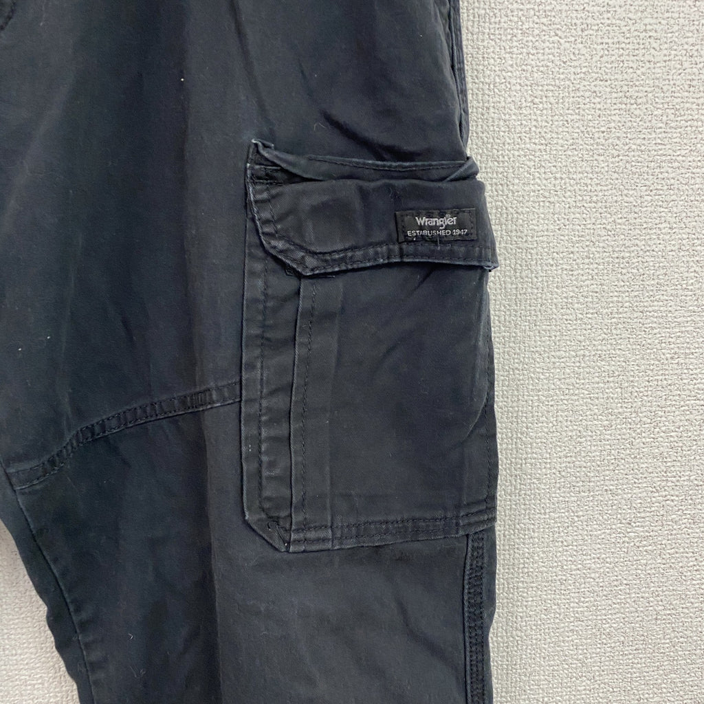 Wrangler　ラングラー　カーゴパンツ　ジップフライ　黒　ブラック　W36サイズ　古着