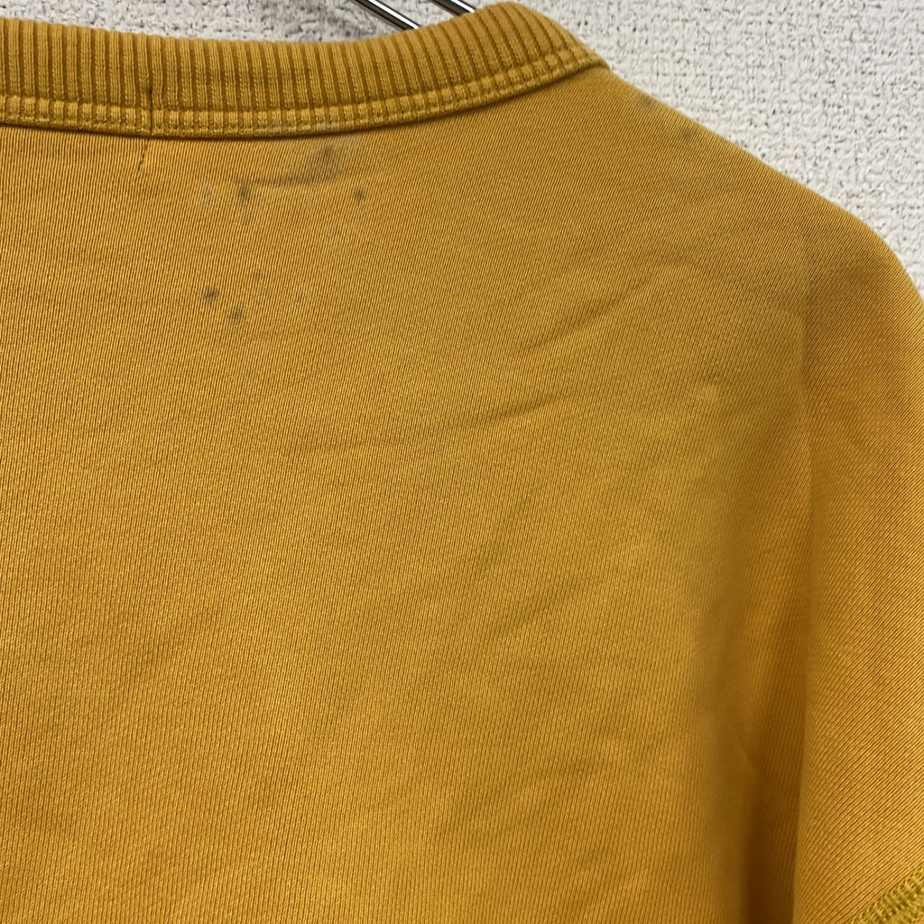 ～00s　OLD UNIQLO　オールドユニクロ　スウェット/トレーナー　ヴィンテージ　黄色　イエロー　XLサイズ　古着