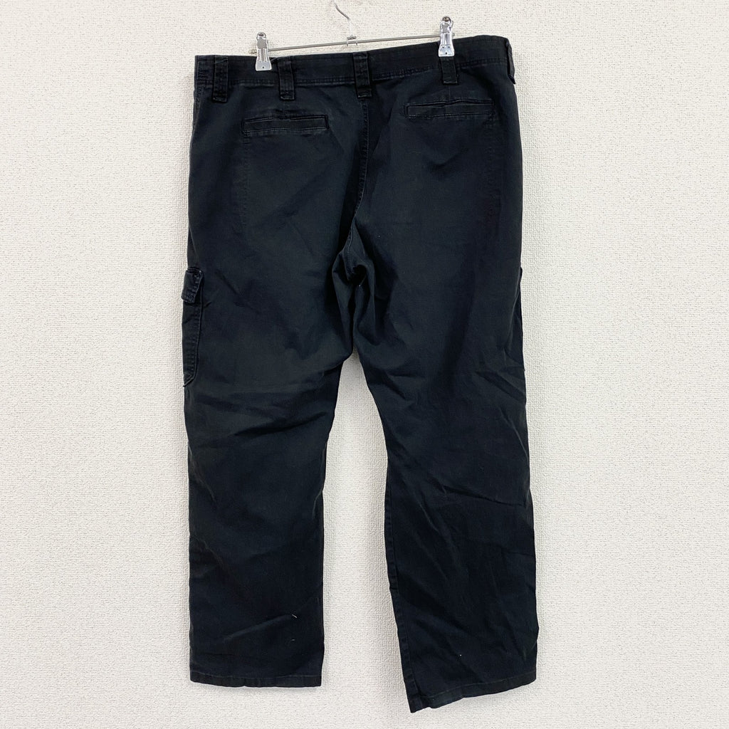 Wrangler　ラングラー　カーゴパンツ　ジップフライ　黒　ブラック　W36サイズ　古着