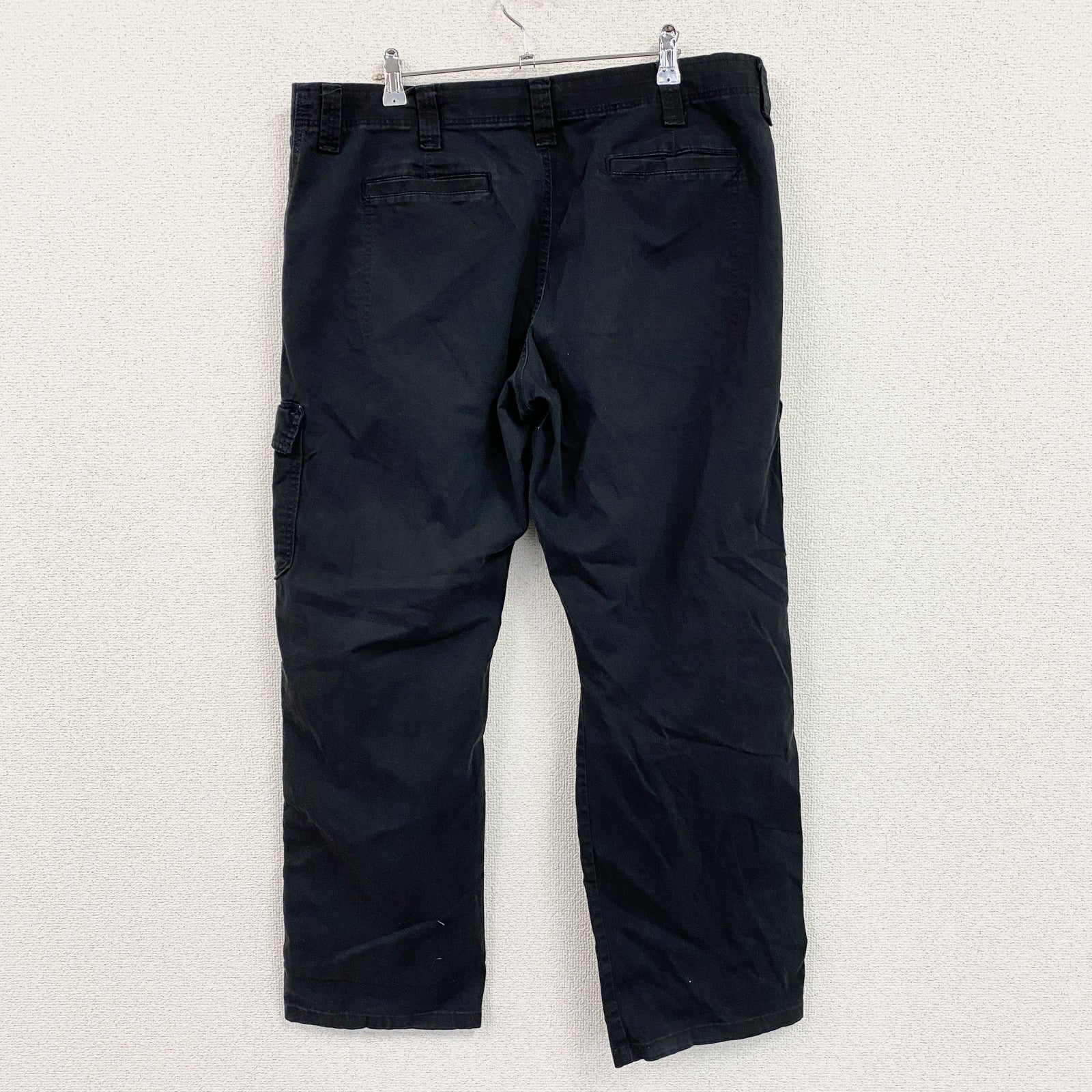 Wrangler　ラングラー　カーゴパンツ　ジップフライ　黒　ブラック　W36サイズ　古着