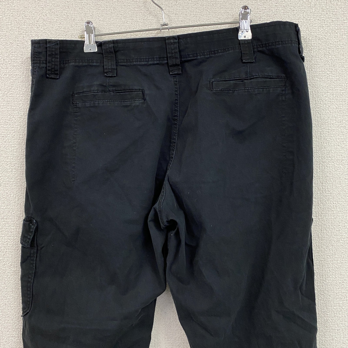 Wrangler　ラングラー　カーゴパンツ　ジップフライ　黒　ブラック　W36サイズ　古着