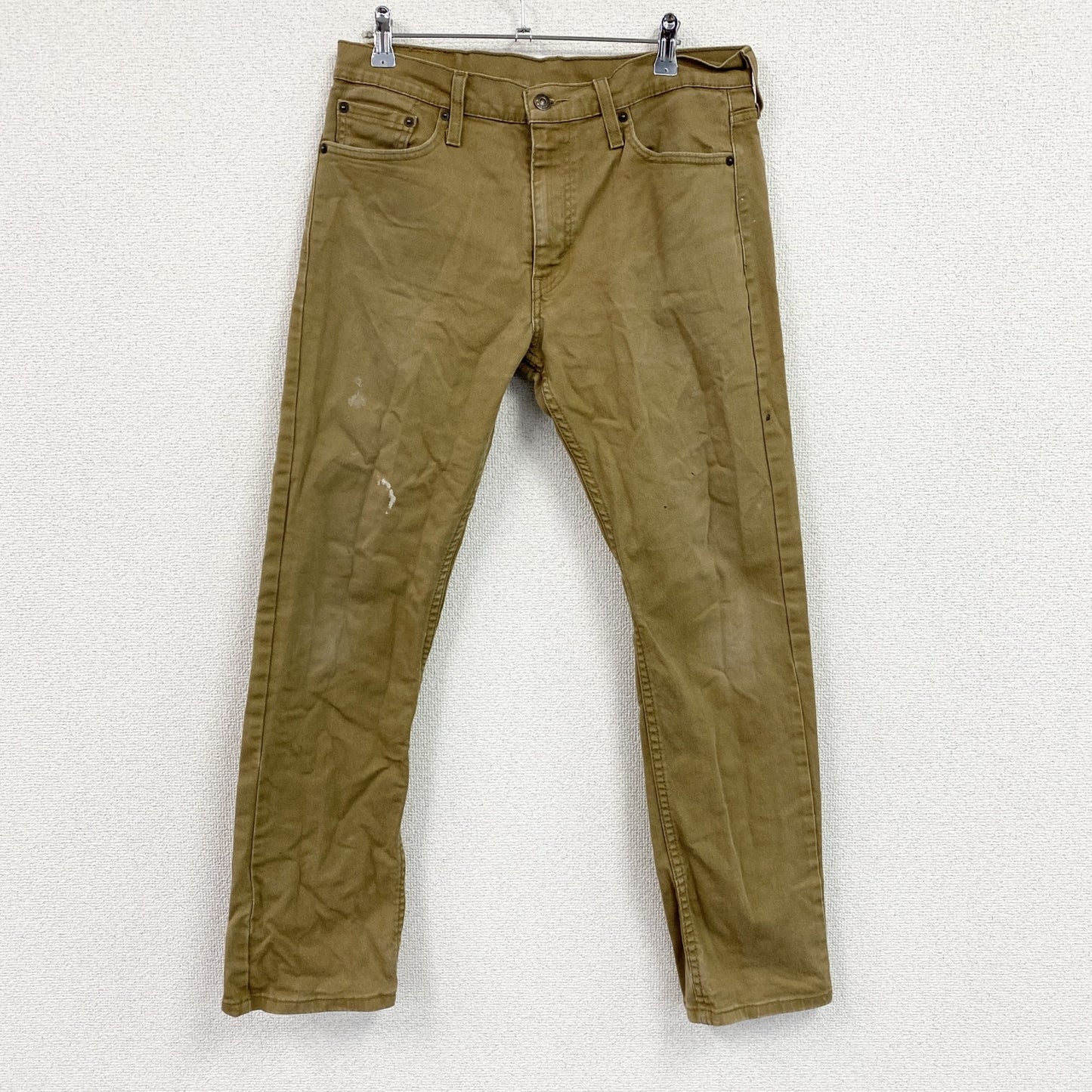 Levi’s　リーバイス　513　デニムパンツ/ジーンズ　ジップフライ　キャメル　W32サイズ
