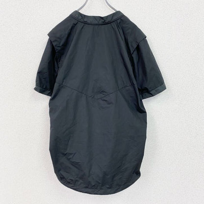 NIKE　ナイキ　半袖ナイロンプルオーバー　黒　ブラック　Mサイズ