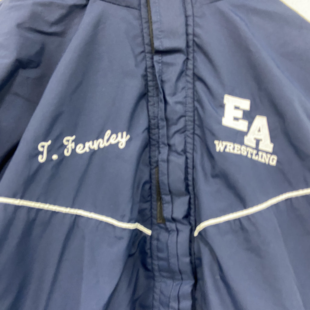 80s～　BOATHOUSE　ボートハウス　GORE-TEX　フルジップジャケット　星条旗　比翼仕立て　紺　ネイビー　Lサイズ　　ヴィンテージ　古着