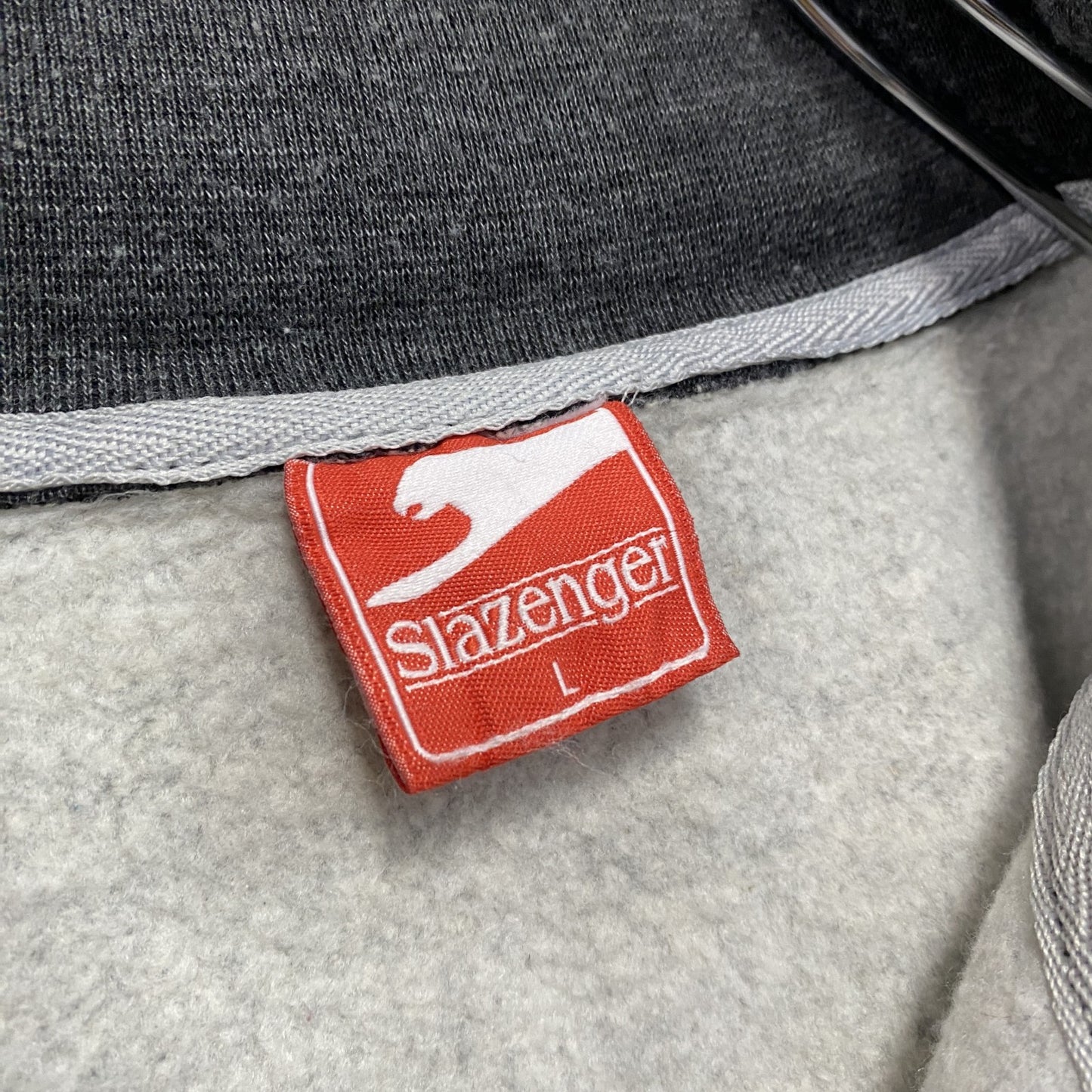 Slazenger　トラックジャケット/ジャージ　灰色　グレー　Lサイズ