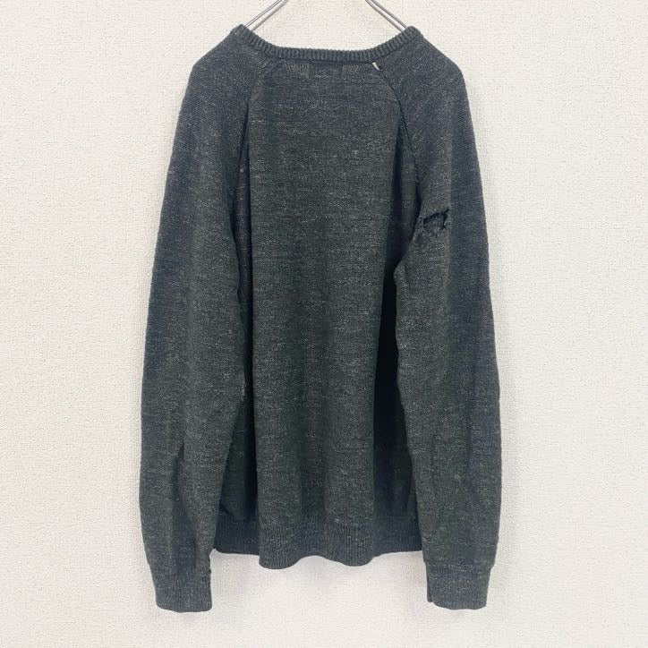 L.L.Bean　エルエルビーン　コットンニットセーター　チャコールグレー　XLサイズ