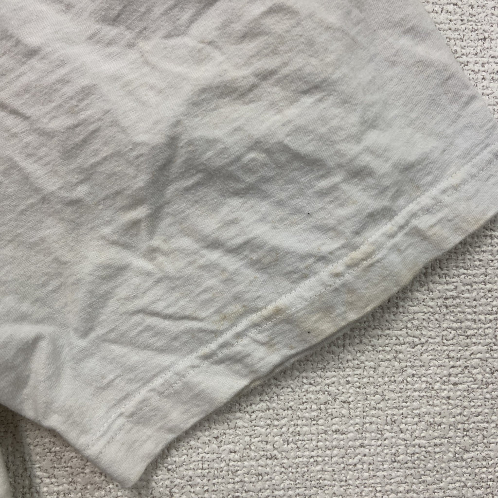 ～00s　RADIAL　半袖プリントTシャツ　BULL DOG FISH　ヴィンテージ　白　ホワイト　古着