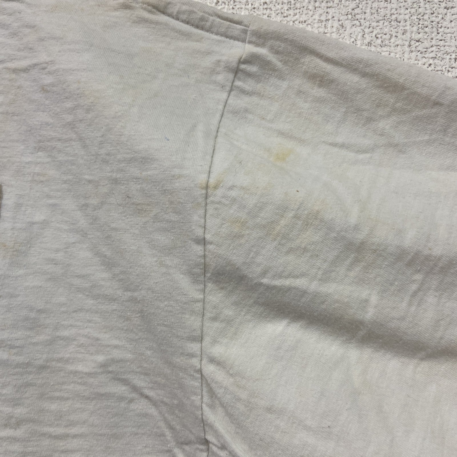 ～00s　RADIAL　半袖プリントTシャツ　BULL DOG FISH　ヴィンテージ　白　ホワイト　古着