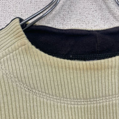 00s　NIKE　ナイキ　コットンニットセーター　ヴィンテージ　白　ホワイト　Mサイズ