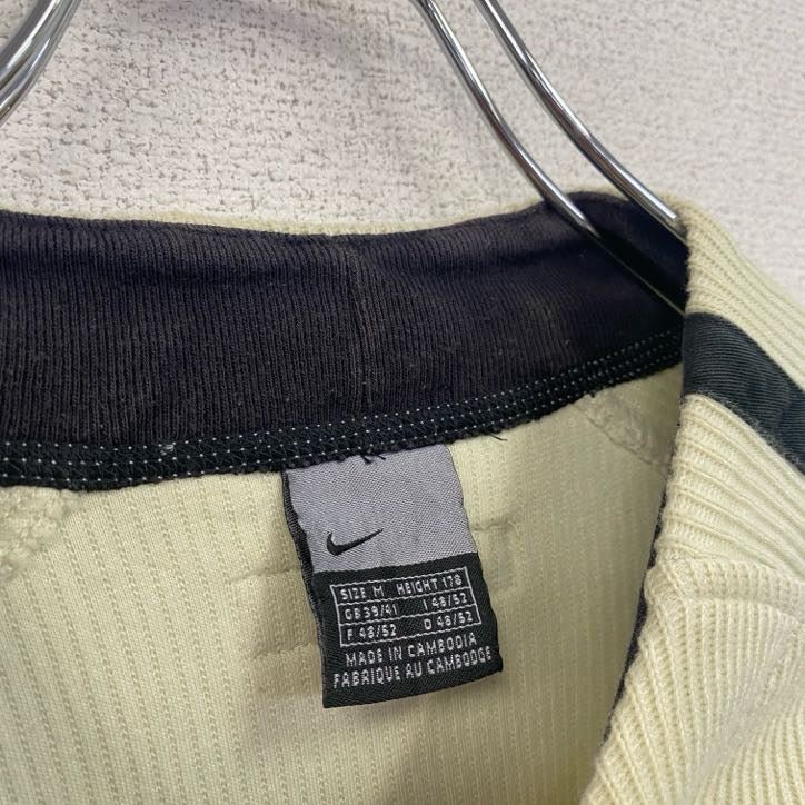 00s　NIKE　ナイキ　コットンニットセーター　ヴィンテージ　白　ホワイト　Mサイズ　古着