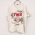 anvil　アンヴィル　半袖プリントTシャツ　ベージュ　XLサイズ カットソー メンズ コットン 古着