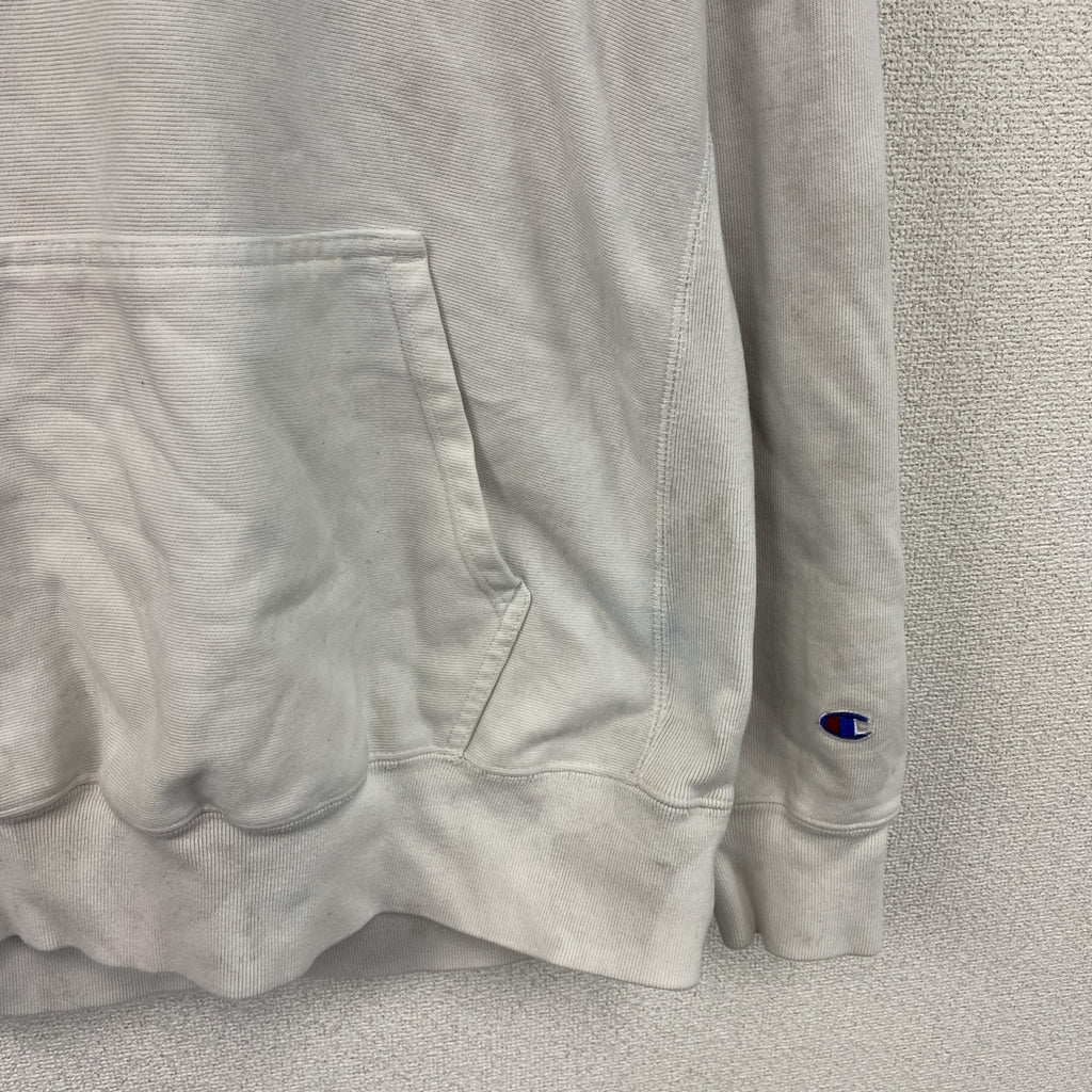 Champion　チャンピオン　リバースウィーブ　スウェットパーカー/フーディー　白　ホワイト　XLサイズ　古着