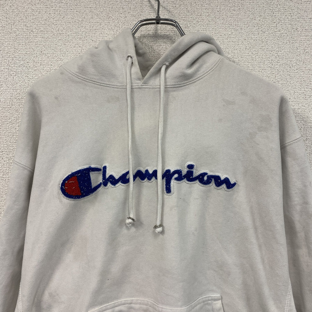 Champion　チャンピオン　リバースウィーブ　スウェットパーカー/フーディー　白　ホワイト　XLサイズ　古着
