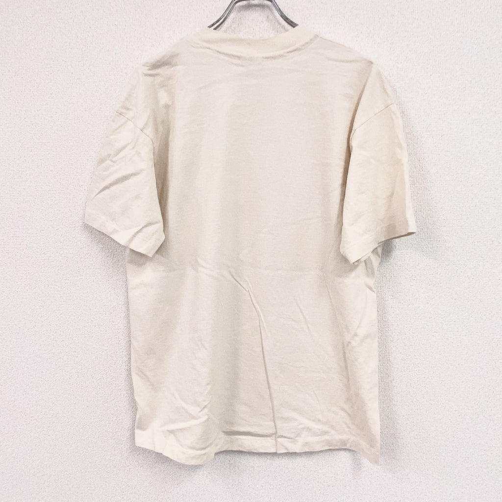 anvil　アンヴィル　半袖プリントTシャツ　ベージュ　XLサイズ カットソー メンズ コットン 古着