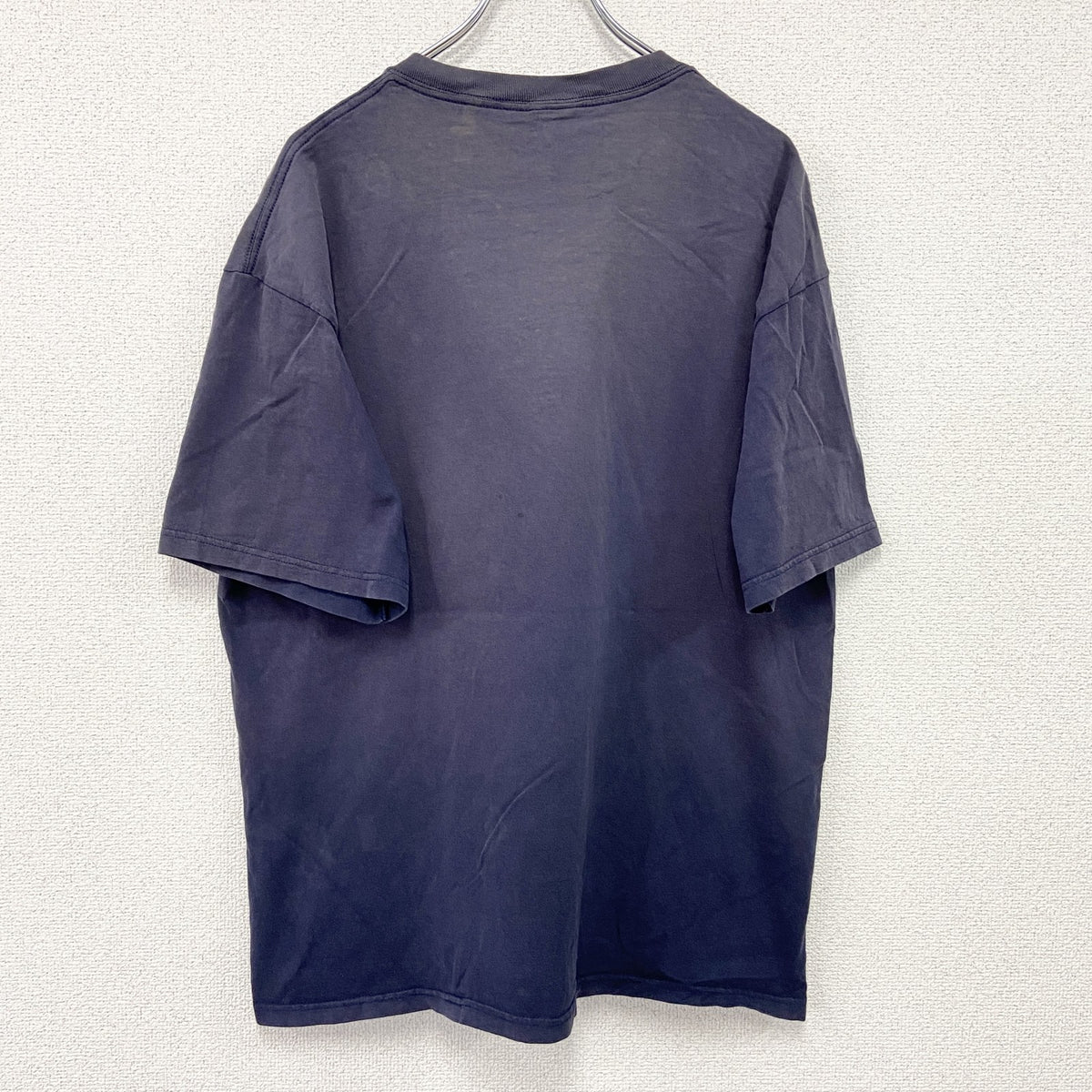 00s　SOF Tee　半袖プリントTシャツ　フェード　星条旗　ヴィンテージ　紺　ネイビー　　古着