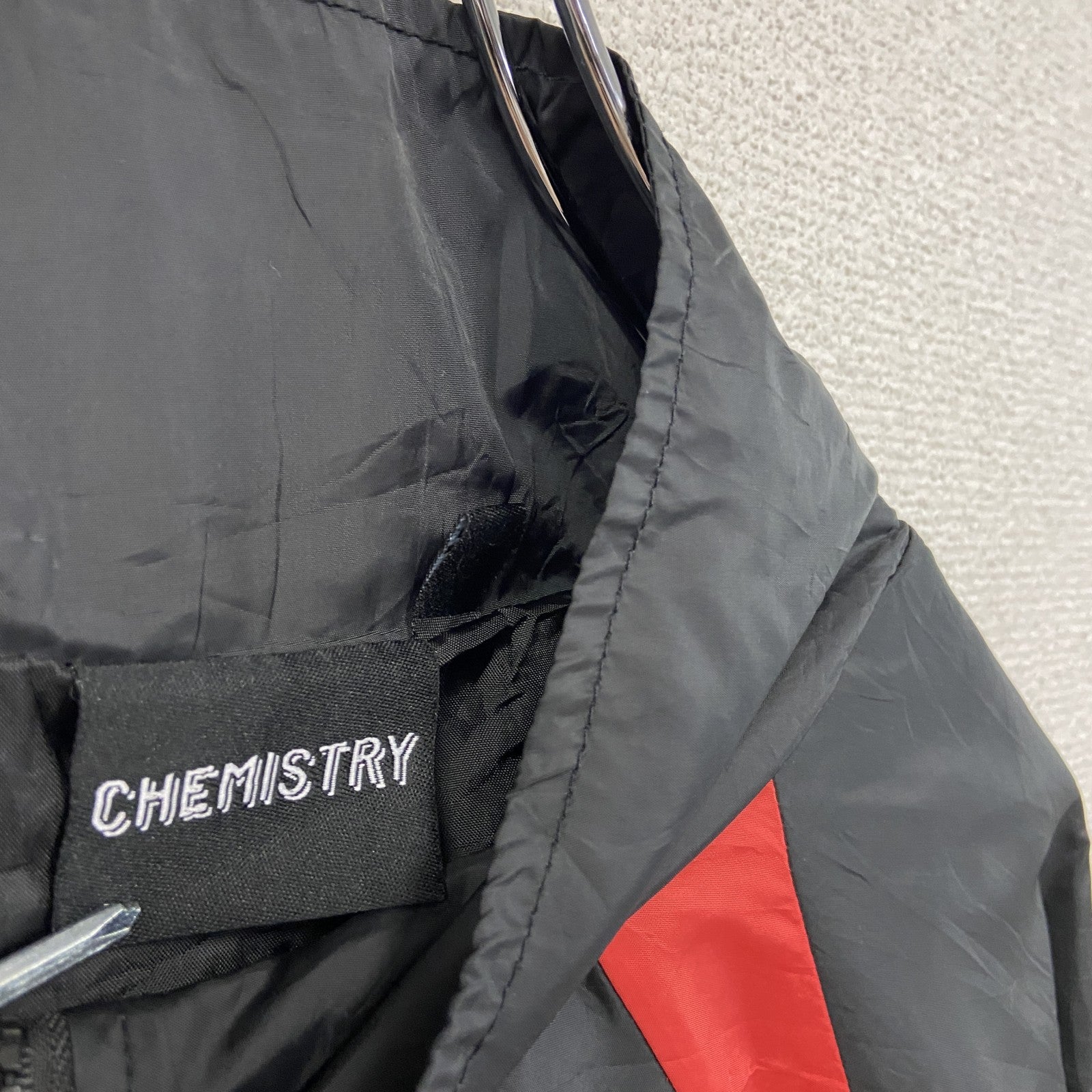CHEMIS TRY　2Pac　2パック　フルジップジャケット　ラッパー　黒　ブラック　XLサイズ ウインドブレーカー ナイロンアウター メンズ 古着