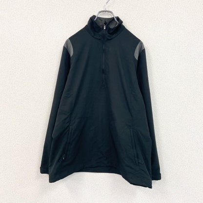 NIKE　ナイキ　ハーフジップナイロンジャケット　黒　ブラック　Lサイズ