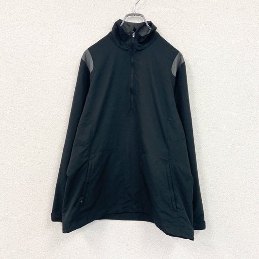 NIKE　ナイキ　ハーフジップナイロンジャケット　黒　ブラック　Lサイズ