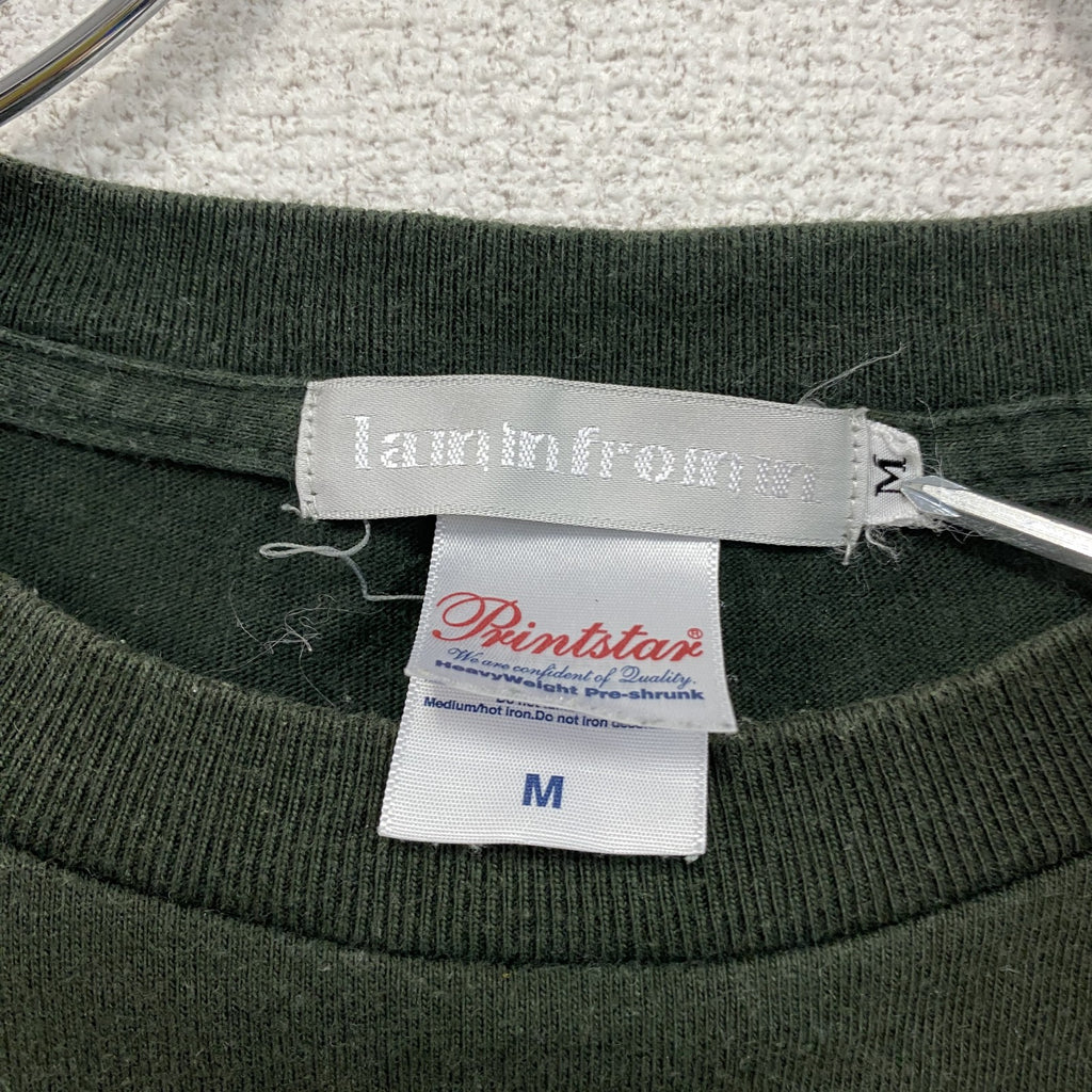 LAMMFROMM　奈良美智　ならよしもと　TIKI TIKI BAMBooooS　半袖プリントTシャツ　オリーブ　Mサイズ　古着