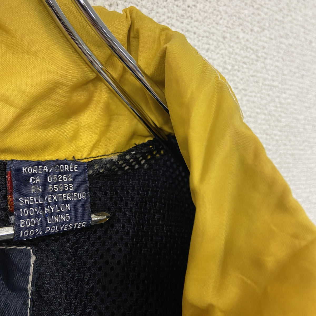 ～00s　POINT ZERO　ポイントゼロ　フルジップナイロンジャケット　デカロゴヴィンテージ　紺　ネイビー　XLサイズ　古着