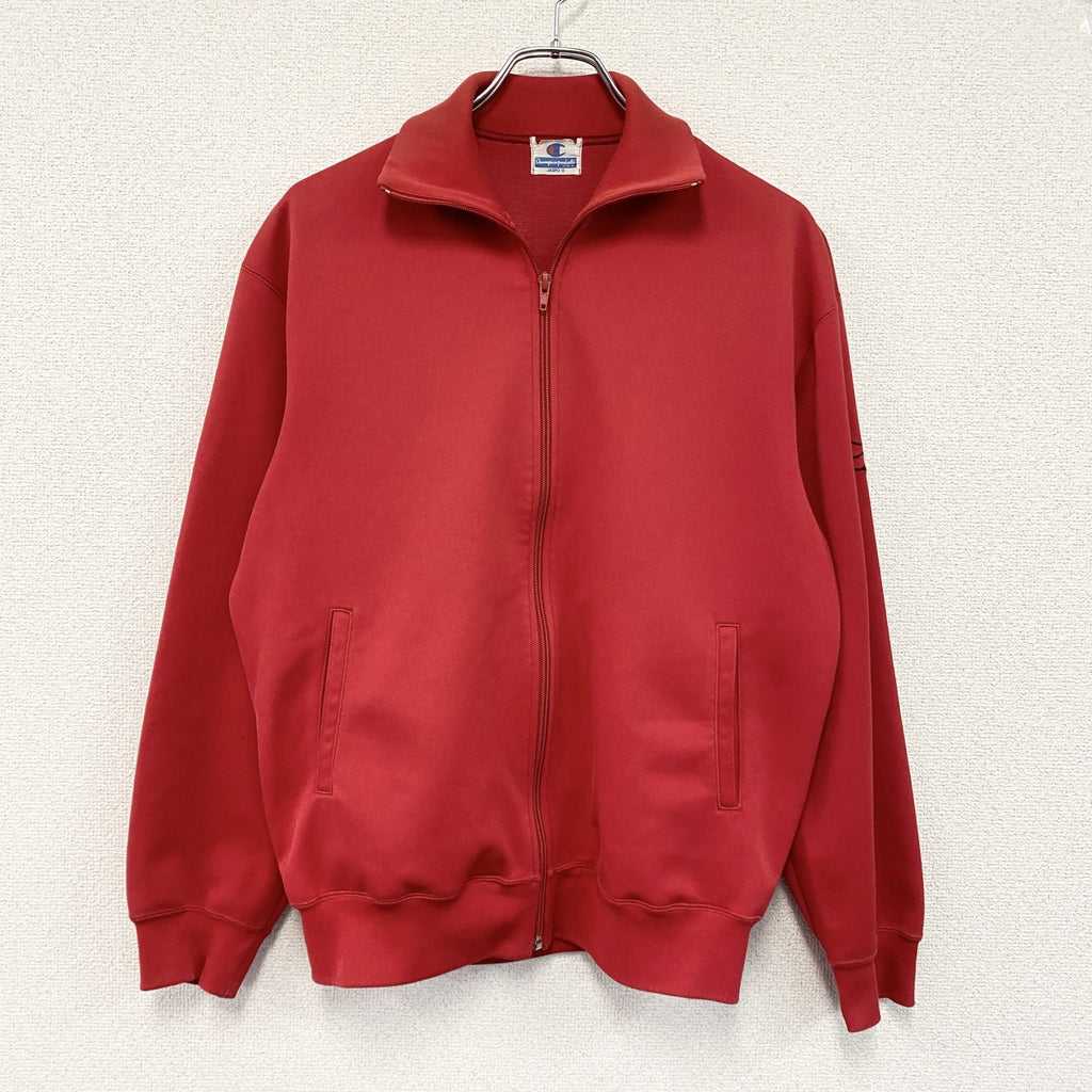 ～90s　Champion　チャンピオン　トラックジャケット/ジャージ　ヴィンテージ　赤　レッド　Oサイズ　古着