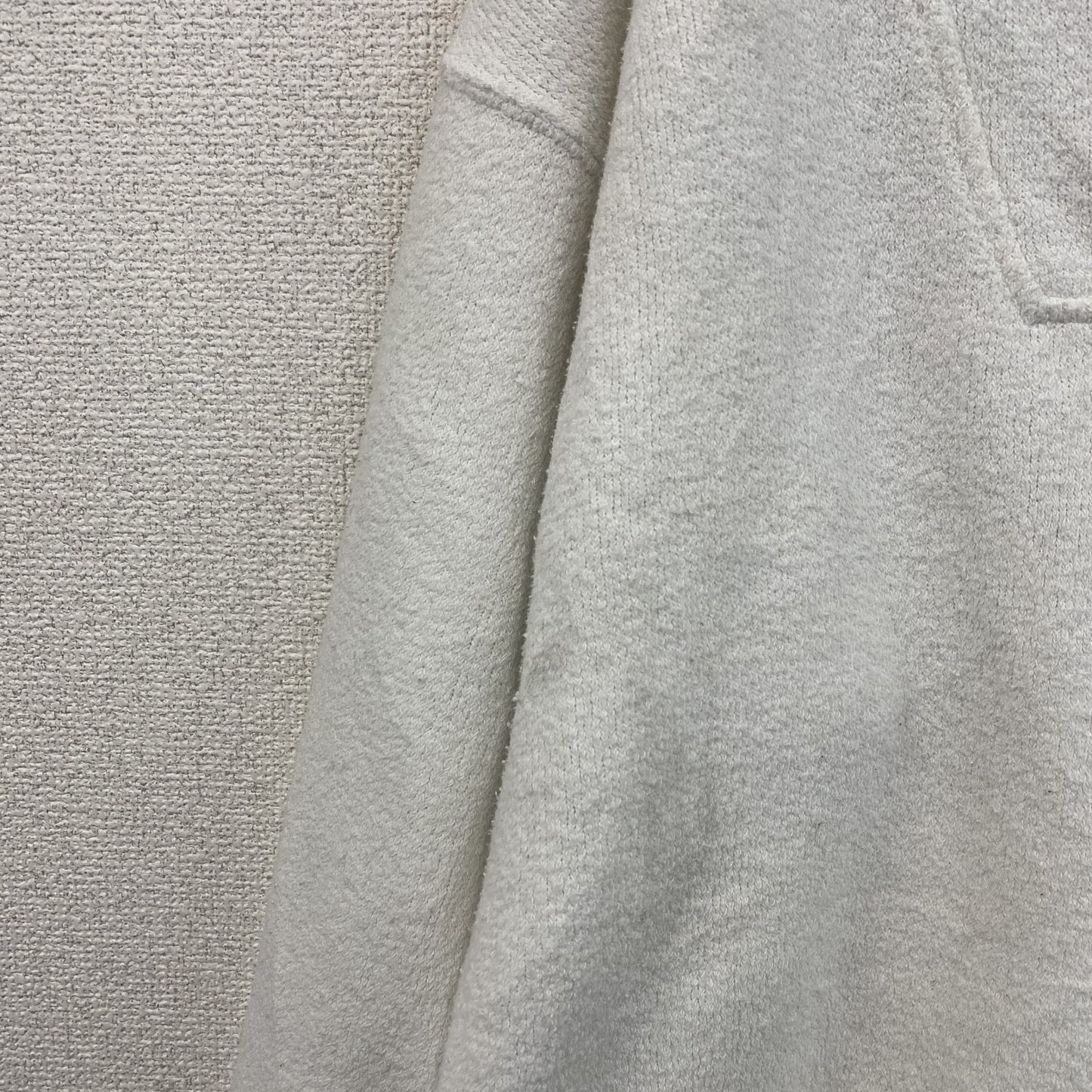 90s　Disney　ディズニー　Mickey Mouse　ハーフボタンスウェット/トレーナー　白　ホワイト　XLサイズ