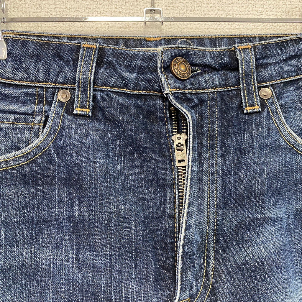 Levi’s　リーバイス　デニムパンツ/ジーンズ　ジップフライ　縦落ち　インディゴ　W33サイズ メンズ コットン 古着
