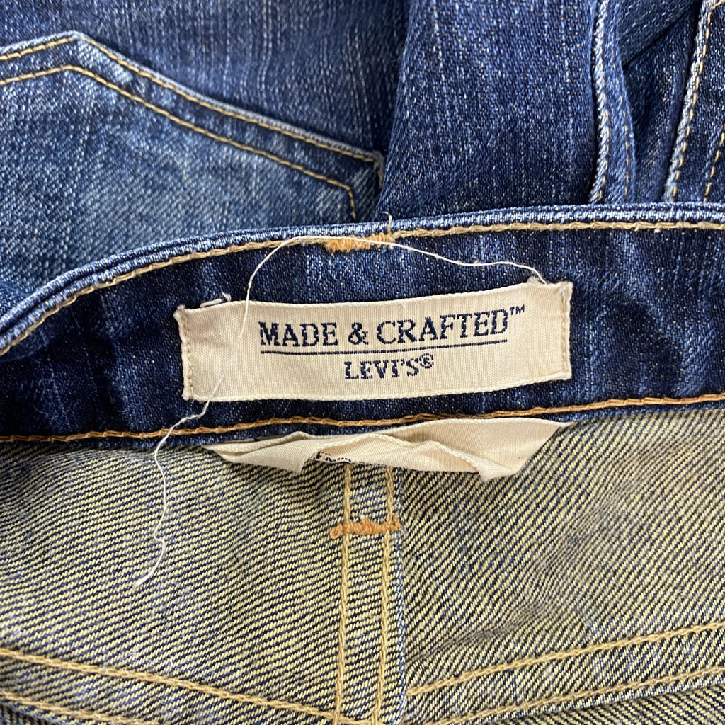 Levi’s　リーバイス　デニムパンツ/ジーンズ　ジップフライ　縦落ち　インディゴ　W33サイズ メンズ コットン 古着