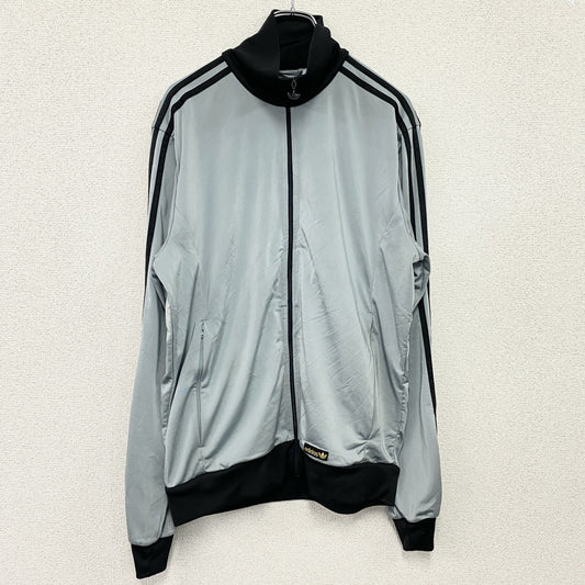 00s　adidas　アディダス　トラックジャケット/ジャージ　ヴィンテージ　水色　ライトブルー　Lサイズ