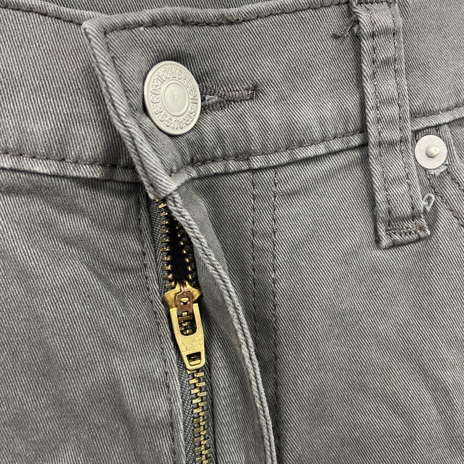 Levi’s　リーバイス　511　ブラックデニムパンツ/ジーンズ　ジップフライ　黒　ブラック　W30サイズ　古着