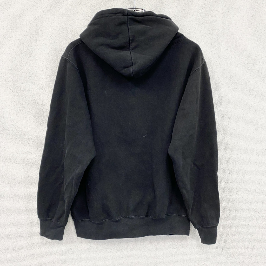 adidas　アディダス　スウェットパーカー/フーディー　黒　ブラック　Sサイズ　古着