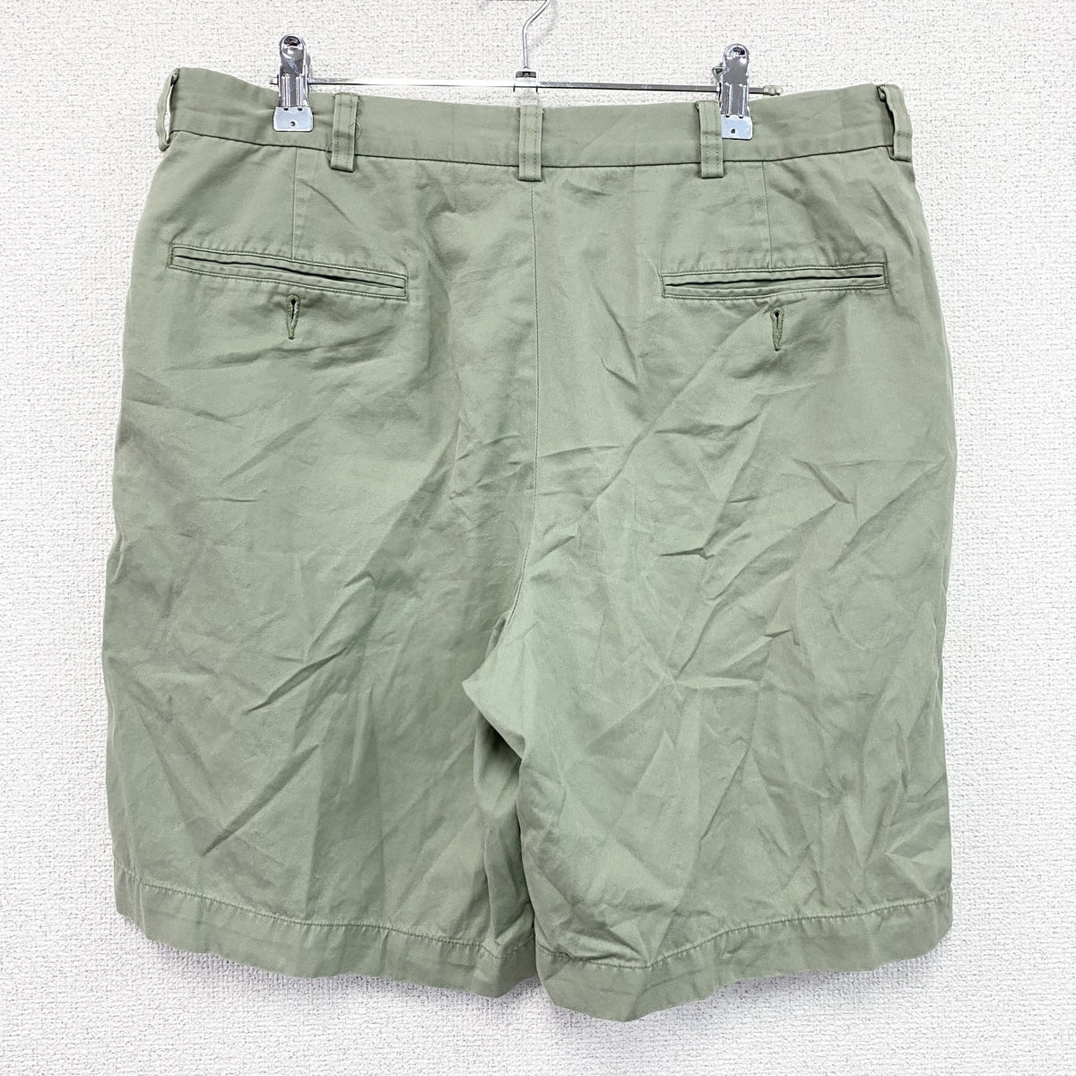 Brooks Brothers 346　ブルックスブラザーズ　ハーフパンツ/ショートパンツ　緑　グリーン　34サイズ メンズ コットン 古着