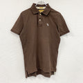 Abercrombie&Fitch　アバクロンビー&フィッッチ　半袖ポロシャツ　茶色　ブラウン　Mサイズ　古着