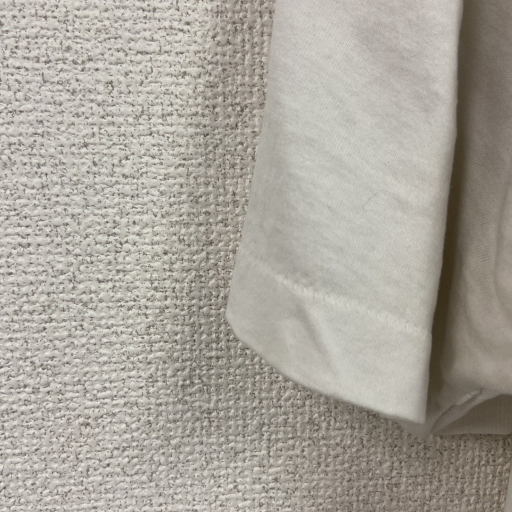FRUIT OF THE LOOM　フルーツオブザルーム　半袖プリントTシャツ　シングルステッチ　白　ホワイト　XLサイズ カットソー メンズ コットン 古着