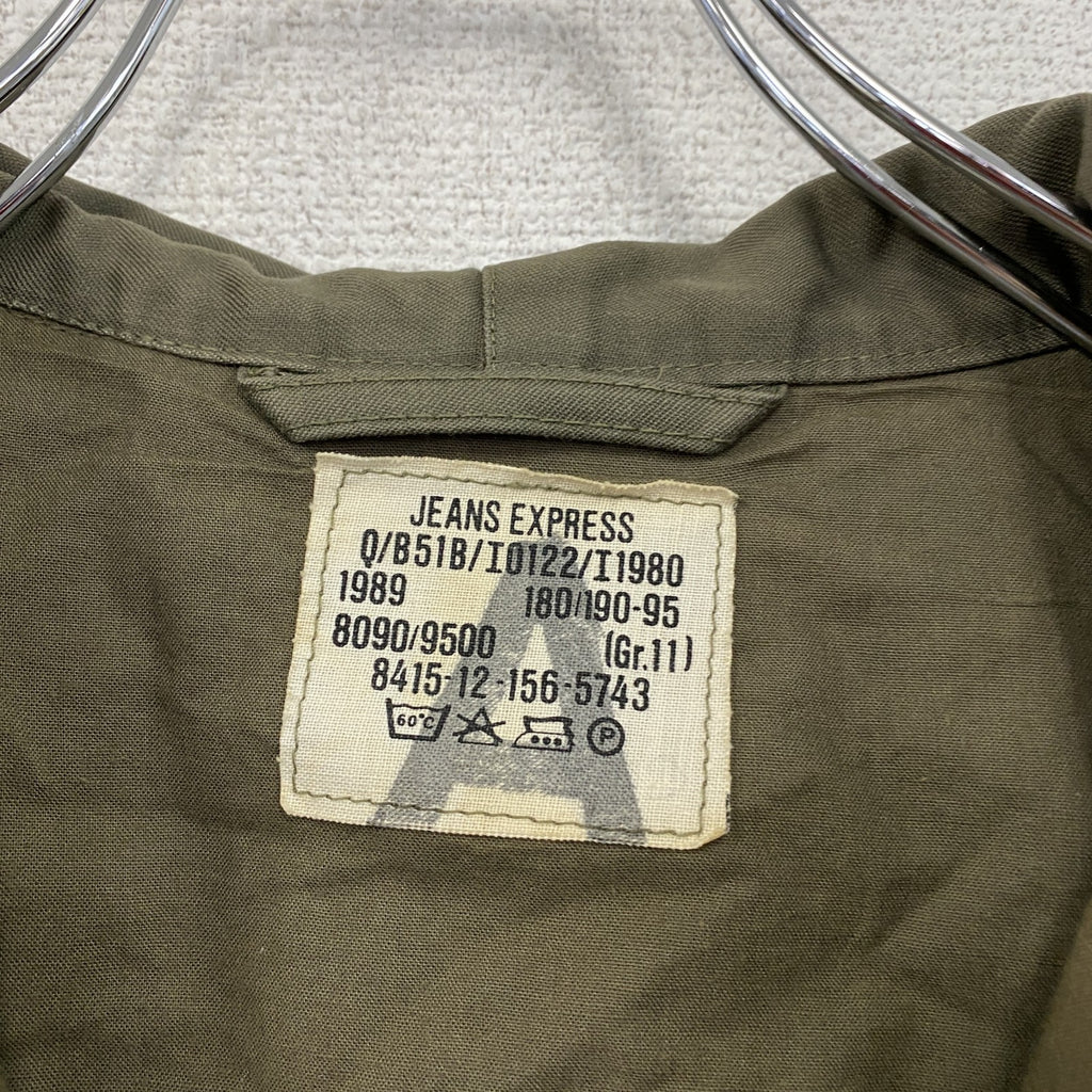 80s　ドイツ軍　JEANS EXPRESS　モッズコート　フィールドジャケット　ミリタリージャケット　カーキ　　　ヴィンテージ　古着