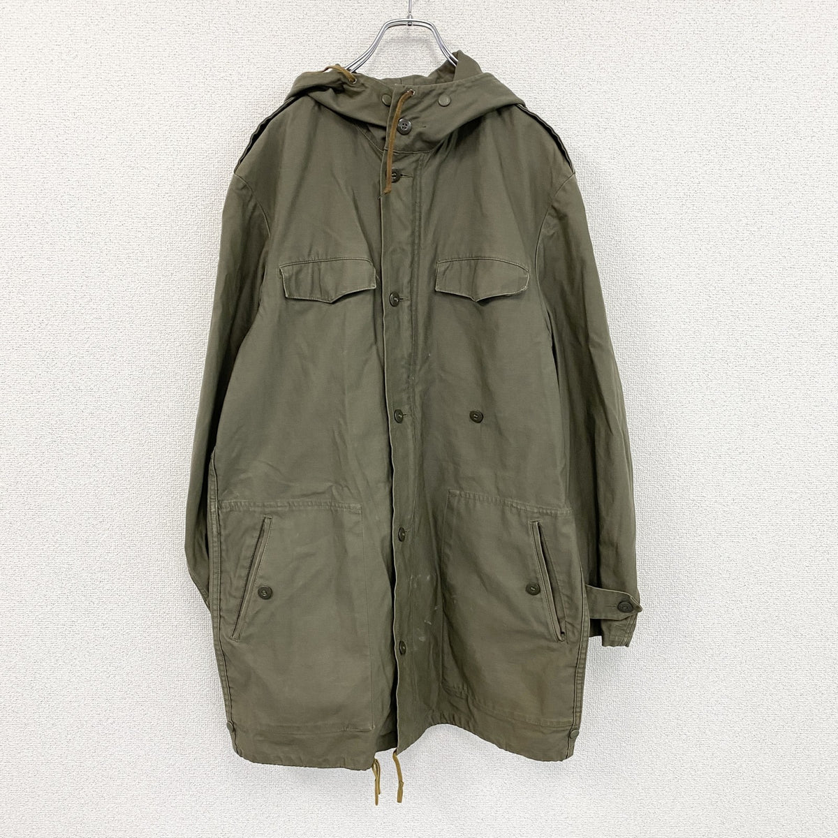 80s　ドイツ軍　JEANS EXPRESS　モッズコート　フィールドジャケット　ミリタリージャケット　カーキ　　　ヴィンテージ　古着