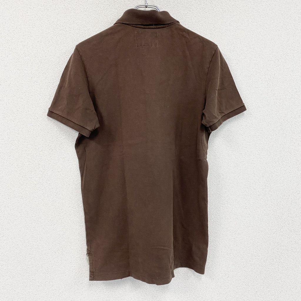 Abercrombie&Fitch　アバクロンビー&フィッッチ　半袖ポロシャツ　茶色　ブラウン　Mサイズ　古着